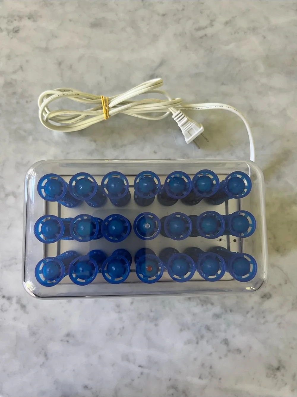 Remington Tight Curls H-21SP Hot Rollers 21 Blue Wax Core Discontinued NO CLIPS